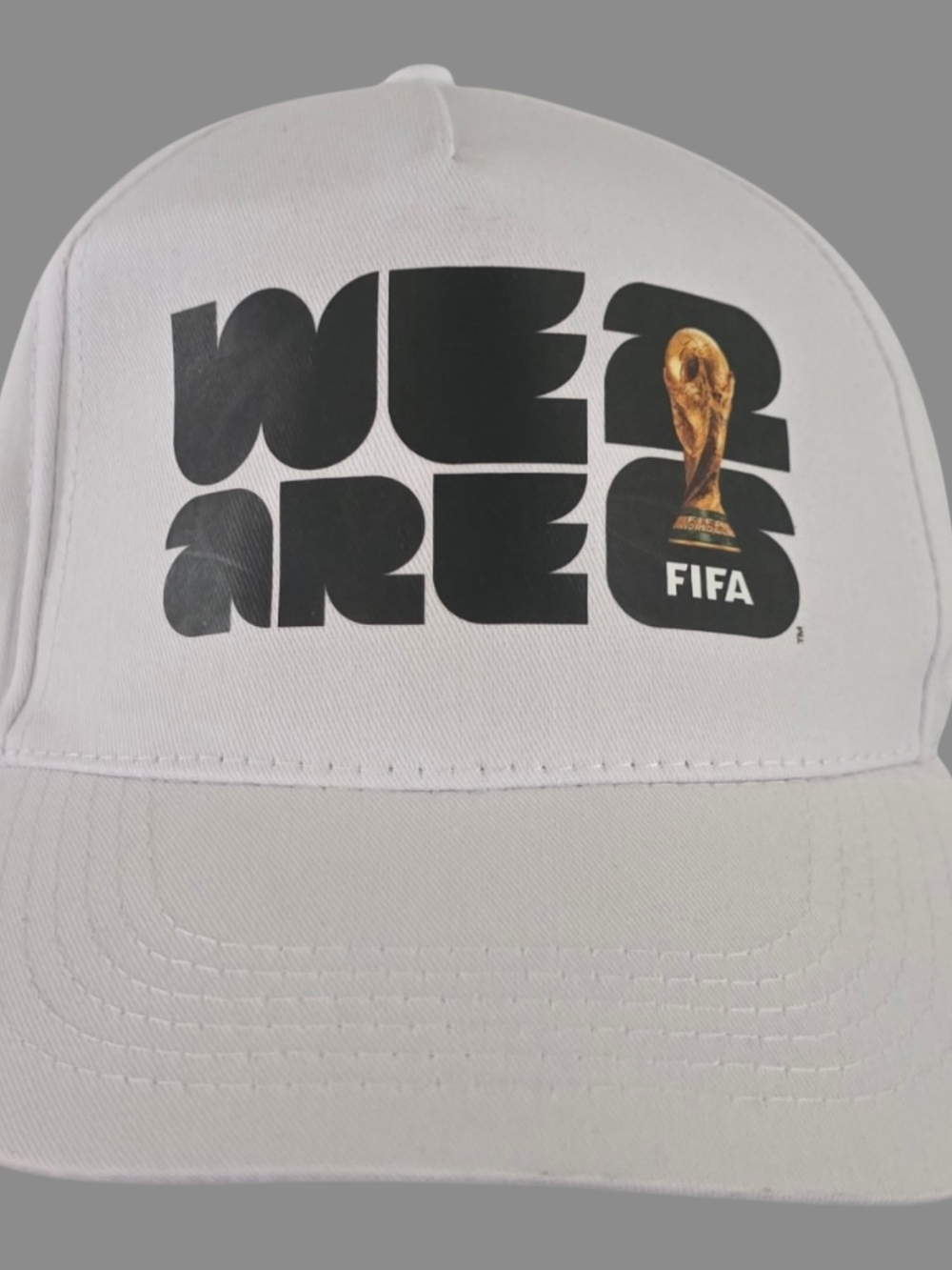 FIFA World Cup 2026 white adjustable baseball cap NWT